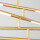 LED Deckenleuchte Raccio in Gold 8x 5W 2800lm