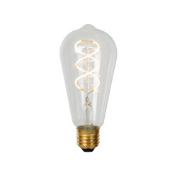 LED Leuchtmittel E27 - St64 in Transparent 4,9W 460lm...