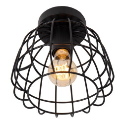 Ceiling lamp Filox in black e27
