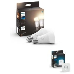 Philips Hue Bluetooth White led e27 60w 800lm double pack...