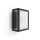 Philips Hue White & Color Ambiance Impress - Wandleuchte, schwarz - 240x190 inkl. Tap Dial Schalter in Schwarz 190mm