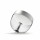 Philips Hue Bluetooth White Ambiance LED Tischleuchte Iris Special Edition in Silber und Transparent 8,2W 570lm inkl. Tap Dial Schalter in Schwarz