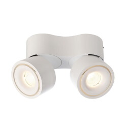 LED Deckenleuchte Uni II Mini Double in Weiß 2x...