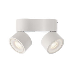 LED Deckenleuchte Uni II Mini Double in Weiß 2x...