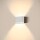 LED Wandleuchte Oval 14 in Weiß 2x 2,85W 560lm IP65