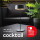 LED Akku Tischleuchte Cocktail in Schwarz-matt 2,2W 200lm IP54