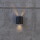 LED Wandleuchte Gemini Beams in Schwarz-matt 2x 5W 400lm IP54