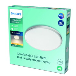 Philips LED Deckenleuchte Spray in Silber 12W 1200lm IP44