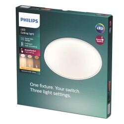 Philips LED Deckenleuchte Cl550 in Weiß 15W 1300lm...
