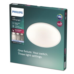 Philips LED Deckenleuchte Cl550 in Weiß 15W 1500lm...