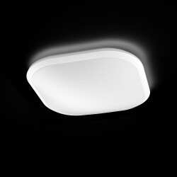 Philips LED Deckenleuchte Cavanal eckig in Weiß 18W...