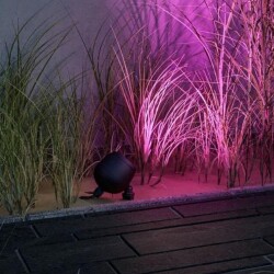 LED Zigbee Erdspießleuchte RGBW Kikolo in Anthrazit...