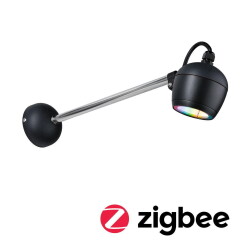 LED Zigbee Wandleuchte Kikolo RGBW in Anthrazit 6,2W...