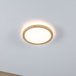 LED Panel Atria in Natur und Weiß IP44 rund