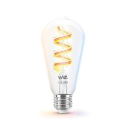 WiZ LED Leuchtmittel RGBW E27 - St64 in Transparent 5W 300lm