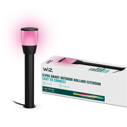 WiZ LED Wegeleuchte RGBW Bollard in Schwarz 4,8W 300lm IP65