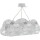 Pendelleuchte Cloud in Grau und Weiß E27 3-flammig