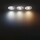 LED Philips Hue White Ambiance Einbauspot Adore in Chrom 5W 350lm GU10 IP44 Dreierpack inkl. Bridge und Dimmschalter