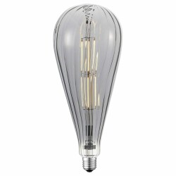 LED Filament Leuchtmittel in Grau-Transparent E27...