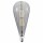 LED Filament Leuchtmittel in Grau-Transparent E27 Spezialform 6W 2700K