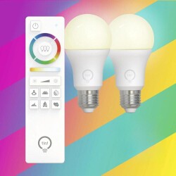 Smartes Zigbee LED Leuchtmittel E27 - Birne A60 RGBW 9,5W...