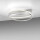 Q-Smart LED Deckenleuchte Q-Beluga in Silber 2x 19W 4800lm