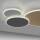 Q-Smart LED Wand- und Deckenleuchte Q-Piato in Messing-matt und Anthrazit 3x 11,66W 5100lm