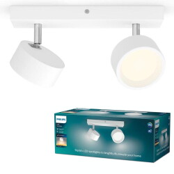 LED Deckenspot Bracia in Weiß 2x 5,5W 1100lm