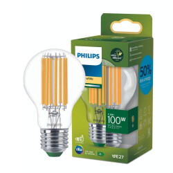 Philips LED Lampe E27 - Birne A60 7,3W 1535lm 2700K...