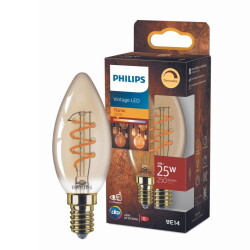 Philips LED Lampe E14 - Kerze B35 3W 250lm 2200K ersetzt 25W