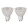 LED Leuchtmittel GU10 Reflektor - PAR16 in Weiß 5W 320lm 3000K 2er-Pack