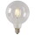 LED Leuchtmittel E27 Globe - G125 in Transparent 5W 600lm 2er-Pack