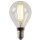 LED Leuchtmittel E14 Tropfen - P45 in Transparent 4W 400lm 2er-Pack