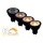 LED Leuchtmittel GU10 Reflektor - PAR16 in Schwarz 5W 320lm 2200-3000K 2er-Pack