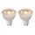 LED Leuchtmittel GU10 Reflektor - PAR16 in Weiß 5W 320lm 2200-3000K 2er-Pack