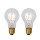 LED Leuchtmittel E27 - Birne A60 in Transparent 5W 460lm 2700K 2er-Pack