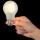 LED Leuchtmittel E27 Birne - A60 in Transparent-milchig 5W 600lm 4er-Pack