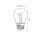 LED Leuchtmittel E27 Tropfen - P45 in Amber 3W 165lm 4er-Pack