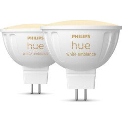 Philips Hue White Ambiance LED Lampe GU5,3 Reflektor -...