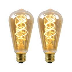 LED Leuchtmittel E27 ST64 in Amber 4,9W 380lm