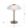 LED Tischleuchte Enova in Altmessing und Transparent 2,6W 265lm G9