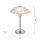 LED Tischleuchte Enova in Silber und Transparent 2,6W 265lm G9