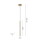 LED Pendelleuchte Flute in Messing-matt 4,2W 520lm