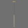 LED Pendelleuchte Flute in Messing-matt 4,2W 520lm