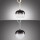 Pendelleuchte Luma in Schwarz-transparent und Transparent E27 1-flammig