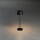 LED Akku Tischleuchte Capri in Schwarz 2,2W 100lm IP54
