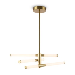 LED Pendelleuchte Axis in Gold 3x 9,33W 3000lm 725mm