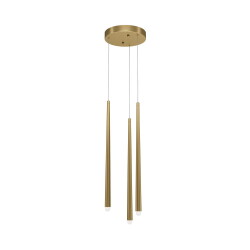 LED Pendelleuchte Cascade in Gold 3x 6,33W 1399,98lm...