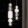 LED Pendelleuchte Collar in Silber und Transparent 17W 950lm