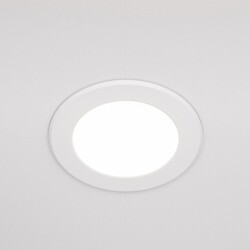 LED Einbauleuchte Stockton in Weiß 7W 750lm IP44 97mm